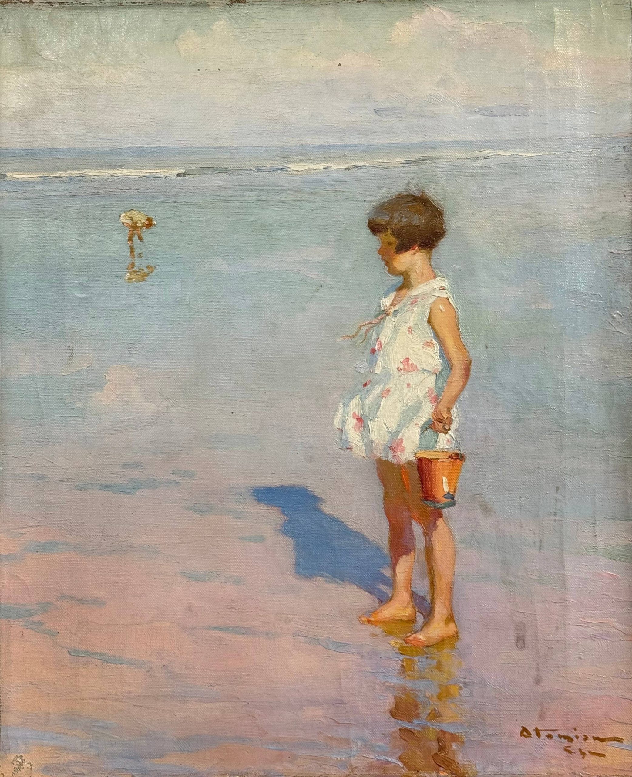 Little Girls on the Beach, ≈1920`s